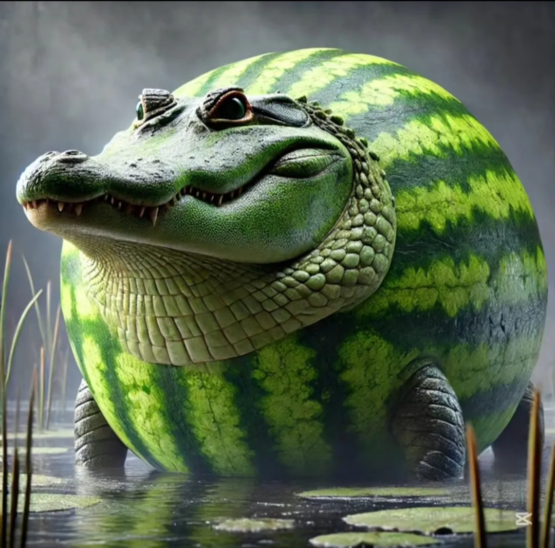 Glorbo Fruttodrillo — Watermelon Crocodile